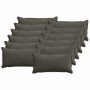 Párna huzat 12 db houten antracitszürke 40 x 80 cm cord