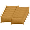 Párna huzat 12 db houten sárga 40 x 80 cm cord
