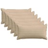 Párna huzat 6 db houten tópszínű 40 x 80 cm cord