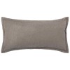 Párna huzat 2 db houten világosszürke 40 x 80 cm bouclé