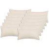Párna huzat 12 pcs houten krémszínű 40 x 80 cm bouclé