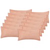 Párna huzat 12 pcs houten rózsaszín 40 x 80 cm bouclé