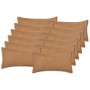 Párna huzat 12 pcs houten bézs 40 x 80 cm bouclé
