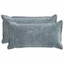 Párna huzat 2 pcs houten világoskék 40 x 80 cm chenille szövet