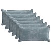 Párna huzat 6 pcs houten világoskék 40 x 80 cm chenille szövet