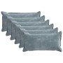 Párna huzat 6 pcs houten világoskék 40 x 80 cm chenille szövet