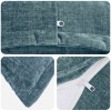Párna huzat 2 pcs houten kék 40 x 80 cm chenille szövet