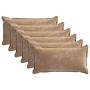 Párna huzat 6 pcs houten barna 40 x 80 cm chenille szövet