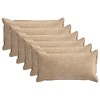 Párna huzat 6 db houten tópszínű 40 x 80 cm chenille szövet