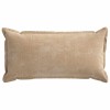 Párna huzat 12 db houten tópszínű 40 x 80 cm chenille szövet