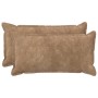 Párna huzat 2 pcs houten tópszínű 40 x 80 cm mikroszálas plüss