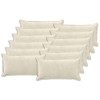 Párna huzat 12 pcs houten krémszínű 40 x 80 cm