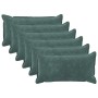 Párna huzat 6 pcs houten tengerkék 40 x 80 cm mikroszálas plüss