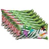 Párna huzat 6 db houten fekete 40 x 80 cm poliészter