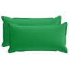 Párna huzat 2 db houten zöld 40 x 80 cm poliészter