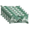 Párna huzat 6 db houten levélminta 40 x 80 cm poliészter