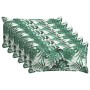 Párna huzat 6 db houten levélminta 40 x 80 cm poliészter