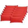 Párna huzat 12 db houten piros 40 x 80 cm poliészter