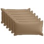 Párna huzat 6 db houten tópszínű 40 x 80 cm poliészter