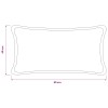 Párna huzat 12 db houten sötétszürke 40 x 80 cm bouclé