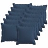 Párna huzat 12 pcs houten kék 45 x 45 cm műlenszövet
