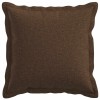 Párna huzat 6 pcs houten barna 45 x 45 cm műlenszövet
