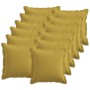Párna huzat 12 pcs houten világos zöld 45 x 45 cm műlenszövet