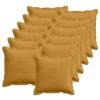 Párna huzat 12 db houten sárga 45 x 45 cm cord