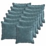 Párna huzat 12 db houten kék 45 x 45 cm chenille szövet