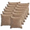 Párna huzat 12 db houten barna 45 x 45 cm chenille szövet