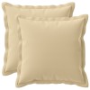Párna huzat 2 db houten bézs 45 x 45 cm poliészter