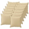 Párna huzat 12 db houten bézs 45 x 45 cm poliészter