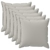 Párna huzat 6 db houten szürke 45 x 45 cm poliészter