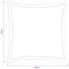 Párna huzat 2 db houten levélminta 45 x 45 cm poliészter