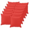 Párna huzat 12 db houten piros 45 x 45 cm poliészter