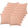 Párna huzat 12 pcs houten rózsaszín 50 x 50 cm bouclé