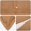 Párna huzat 6 pcs houten bézs 50 x 50 cm bouclé