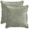 Párna huzat 2 pcs houten zöld 50 x 50 cm chenille szövet