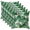Párna huzat 6 db houten levélminta 50 x 50 cm poliészter