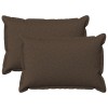 Párna huzat 2 pcs houten tópszínű 50 x 70 cm műlenszövet
