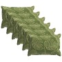 Párna huzat 6 db houten levélminta 50 x 70 cm poliészter