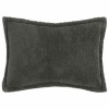 Párna huzat 6 pcs houten sötétszürke 50 x 70 cm bouclé