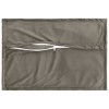 Párna huzat 2 pcs houten világosszürke 50 x 75 cm bársony