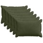 Párna huzat 6 db houten zöld 50 x 75 cm cord