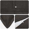 Párna huzat 2 pcs houten sötétszürke 50 x 75 cm bouclé