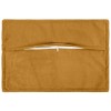 Párna huzat 2 pcs houten sárga 50 x 75 cm mikroszálas plüss