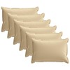 Párna huzat 6 db houten bézs 50 x 75 cm poliészter