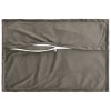 Párna huzat 6 pcs houten világosszürke 50 x 80 cm bársony