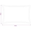 Párna huzat 6 pcs houten világosszürke 50 x 80 cm bársony