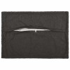 Párna huzat 6 pcs houten sötétszürke 50 x 80 cm bouclé